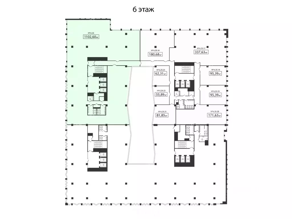 Офис в Санкт-Петербург Левашовский просп., 15 (1103 м) - Фото 2