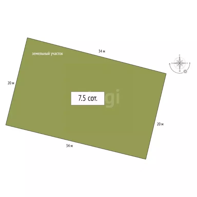 Участок в Алтай, Майминский район, с. Подгорное ул. Катунская (7.5 ... - Фото 1