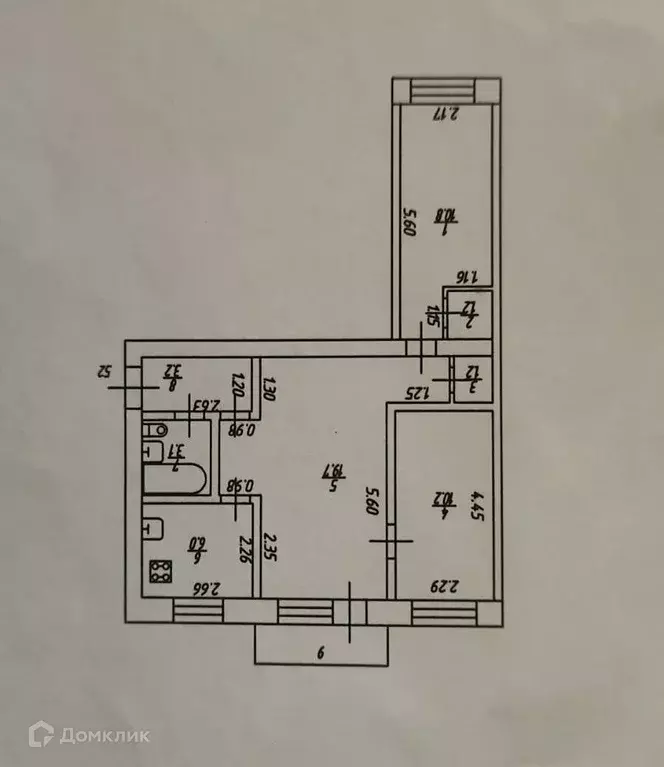 Продаётся 3-к квартира, 55.4 м - Фото 1