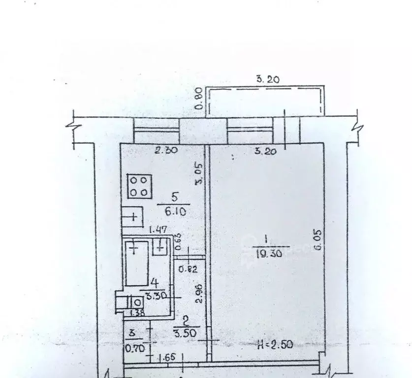 1-к кв. Волгоградская область, Волгоград ул. Кирова, 132Б (32.9 м) - Фото 2