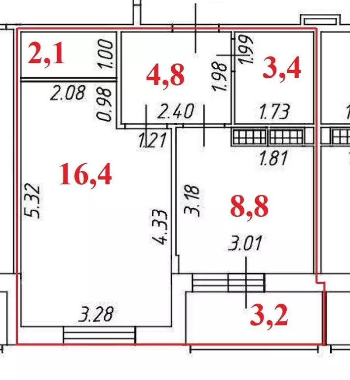 1-к кв. Ленинградская область, Кингисепп Крикковское ш., 32 (37.0 м) - Фото 1