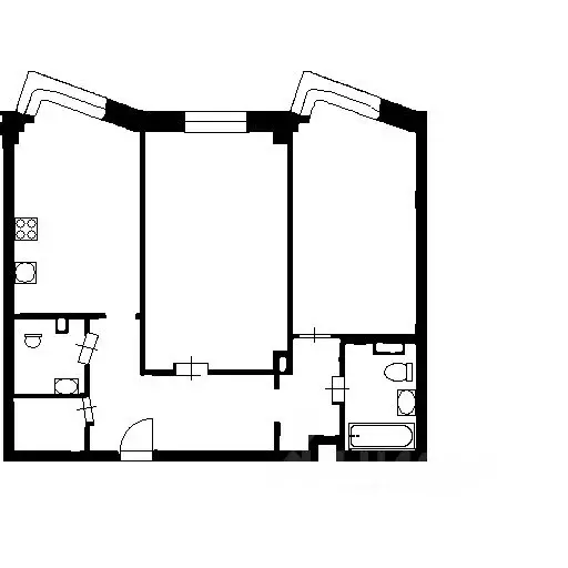 2-к кв. Санкт-Петербург Петровский просп., 2с2 (80.0 м) - Фото 2