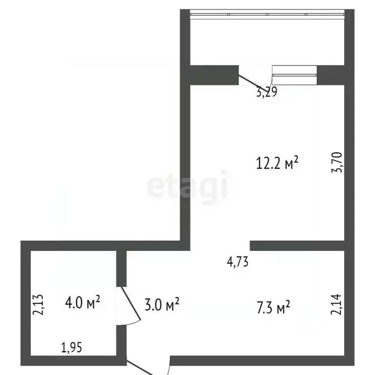 1-к кв. Кемеровская область, Кемерово ул. Тухачевского, 29Б (28.3 м) - Фото 1