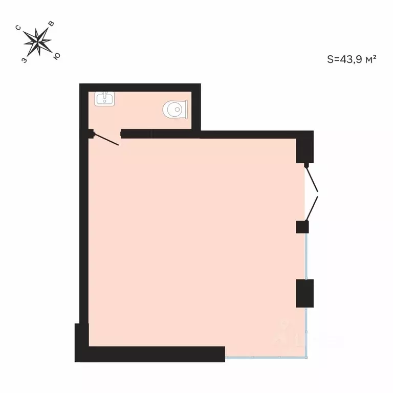 Помещение свободного назначения в Карелия, Петрозаводск Береговая ул., ... - Фото 1