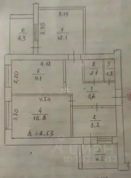 3-к кв. Севастополь ул. Генерала Мельника, 15 (66.8 м) - Фото 2