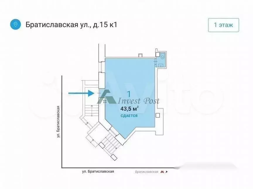 Продажа торгового помещения, 43.5 м - Фото 0