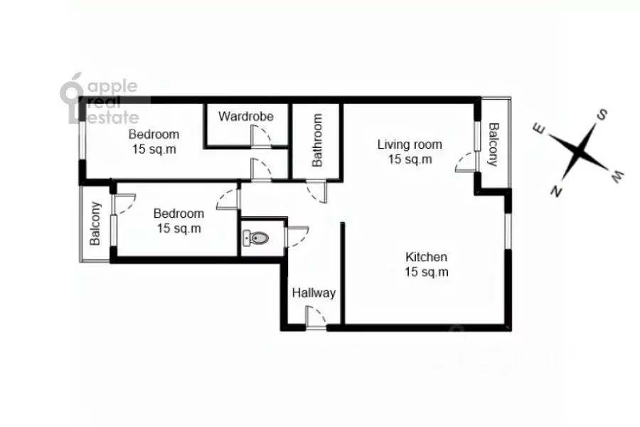 3-к кв. Москва Мантулинская ул., 9к1 (82.0 м) - Фото 2
