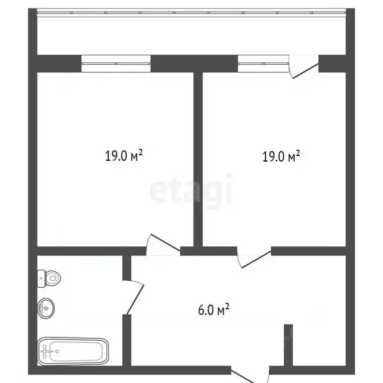 1-к кв. Брянская область, Брянск ул. Горбатова, 10 (44.0 м) - Фото 1