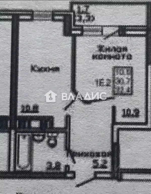 1-к кв. Новосибирская область, Новосибирск ул. Бородина, 56 (30.6 м) - Фото 1