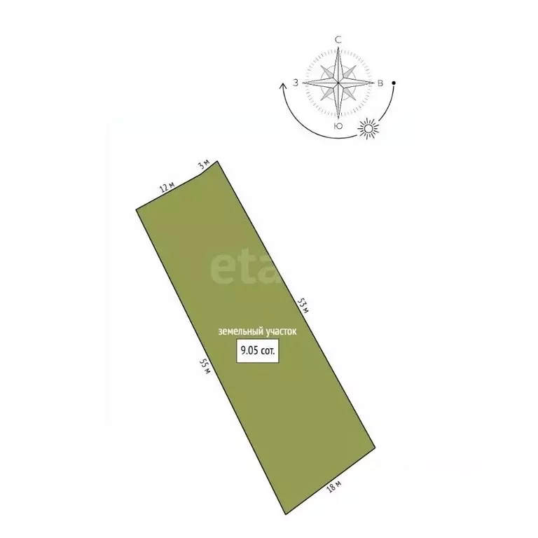 Участок в Амурская область, Благовещенский район, Медовая тер. проезд ... - Фото 2