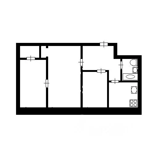 3-к кв. Москва Минусинская ул., 16 (53.1 м) - Фото 2