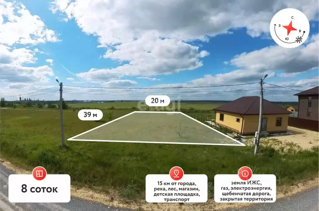 Участок в Тюменская область, Тюменский муниципальный округ, д. ... - Фото 1