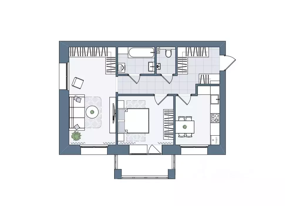 2-к кв. Кировская область, Киров городской округ, пос. Чистые Пруды ... - Фото 1