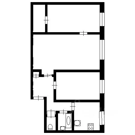 3-к кв. Астраханская область, Астрахань ул. Татищева, 27 (58.6 м) - Фото 1