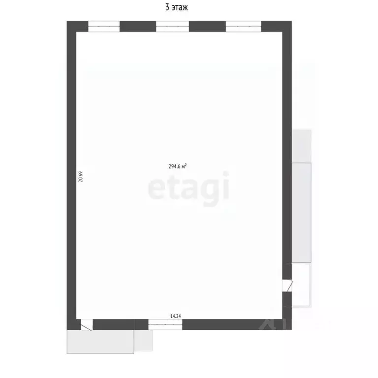 Склад в Тюменская область, Тюмень ул. 30 лет Победы, 111/1 (895 м) - Фото 2