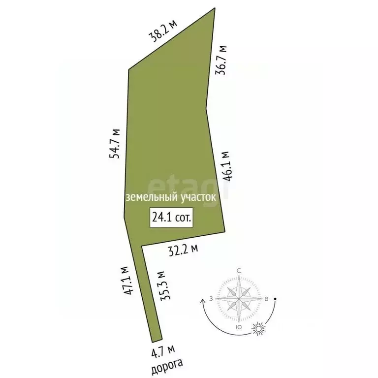 Участок в Томская область, Томский район, Поселок Зональная ст. ул. ... - Фото 2