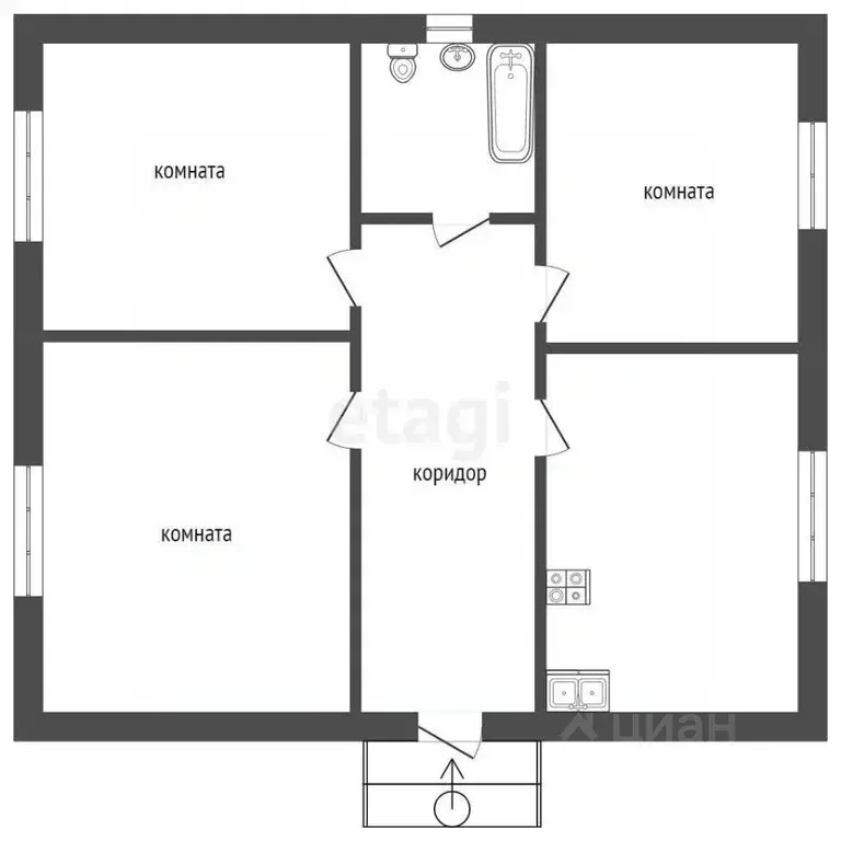 Дом в Свердловская область, Талица ул. Березовая, 7 (81 м) - Фото 1