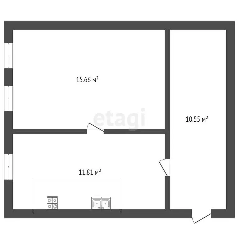Дом в деревня Переложниково, Зелёная улица (40.8 м) - Фото 0
