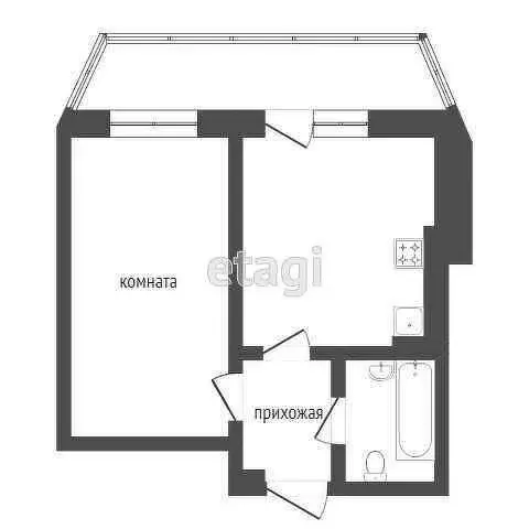 1-комнатная квартира: Улан-Удэ, микрорайон 140А, 43 (45.4 м) - Фото 1
