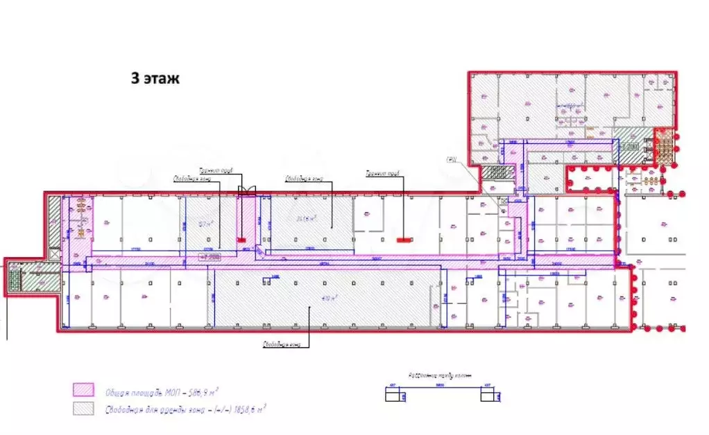 Аренда помещения свободного назначения 851 м2 - Фото 0