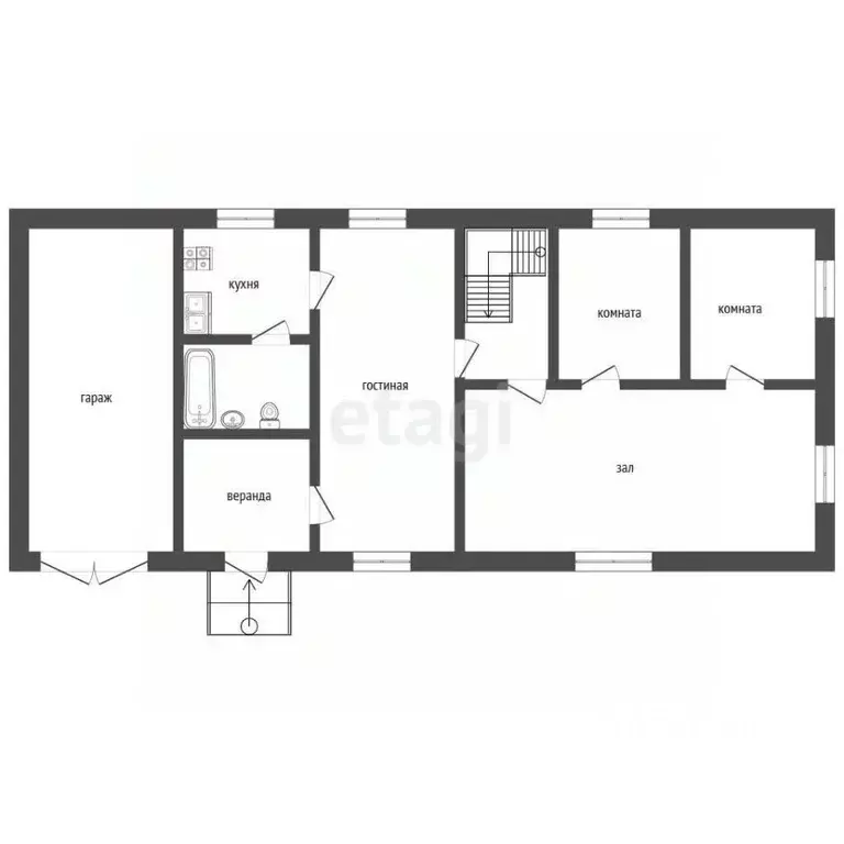 Дом в Забайкальский край, Чита № 128 Кучугур СНТ, 202 (130 м) - Фото 1