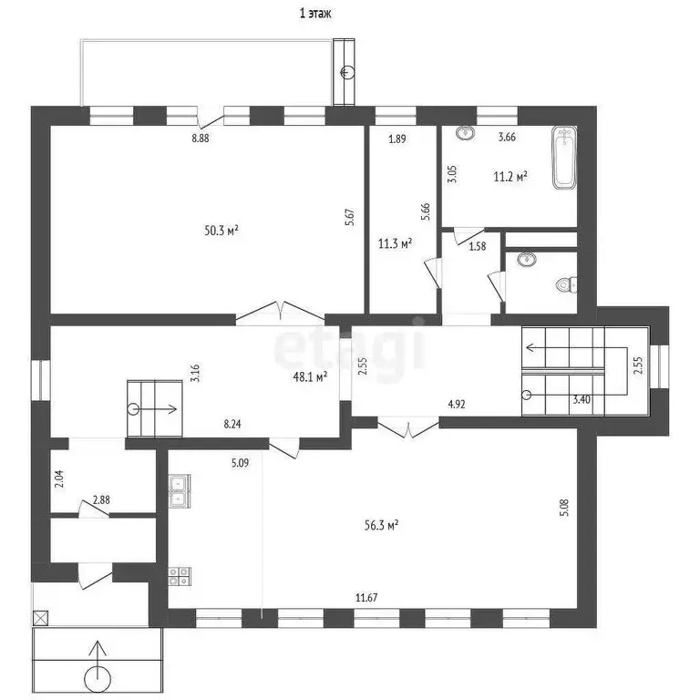 Дом в Вологда, Благовещенская улица (767 м) - Фото 2