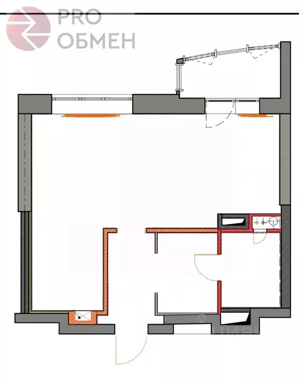 1-к кв. Московская область, Красногорск бул. Красногорский, 25 (43.1 ... - Фото 2
