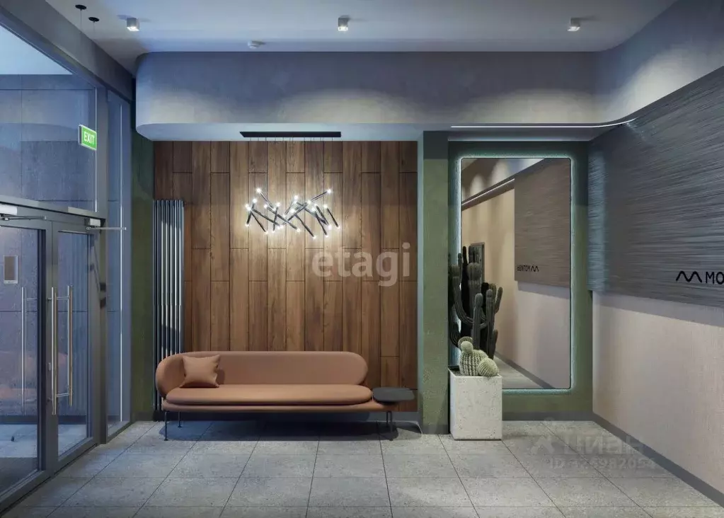 Студия Тюменская область, Тюмень ул. Андрея Приказнова, 7 (20.3 м) - Фото 1