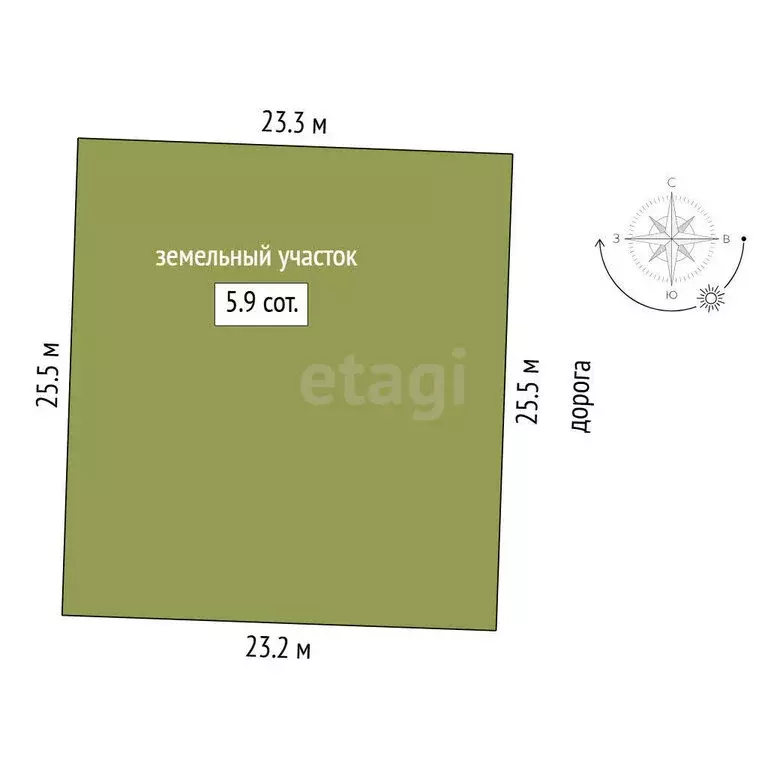 Участок в Тюменская область, Нижнетавдинский муниципальный округ, ... - Фото 1