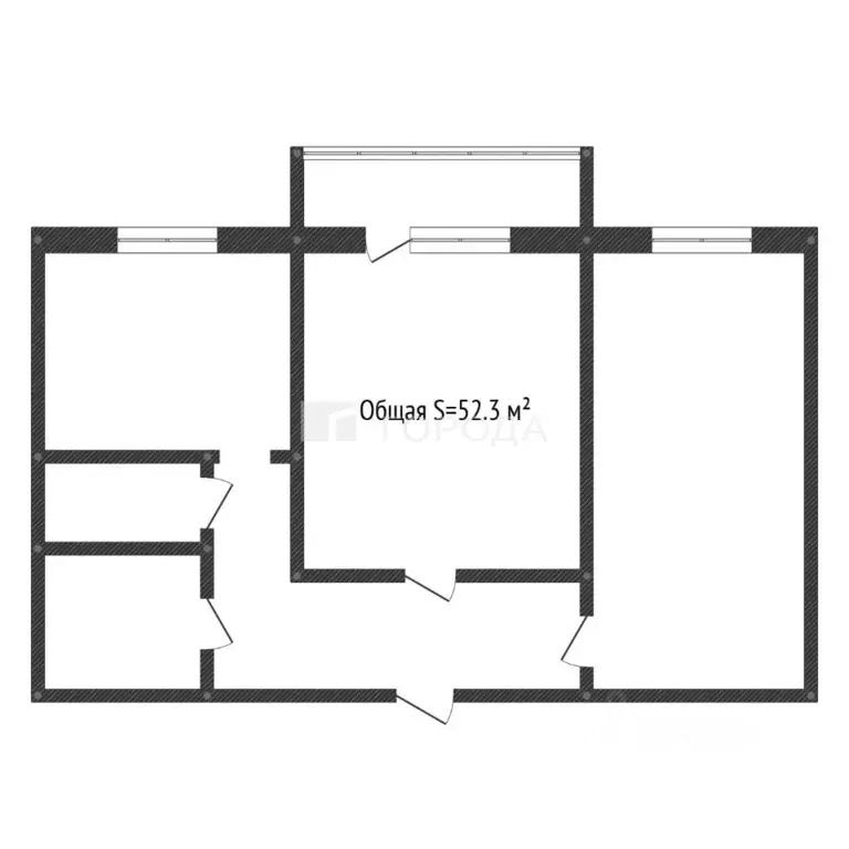 2-к кв. Кемеровская область, Прокопьевск ул. Есенина, 4 (52.3 м) - Фото 2