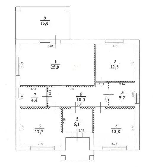 Дом в Белгородская область, Белгородский район, Беловское с/пос, с. ... - Фото 2
