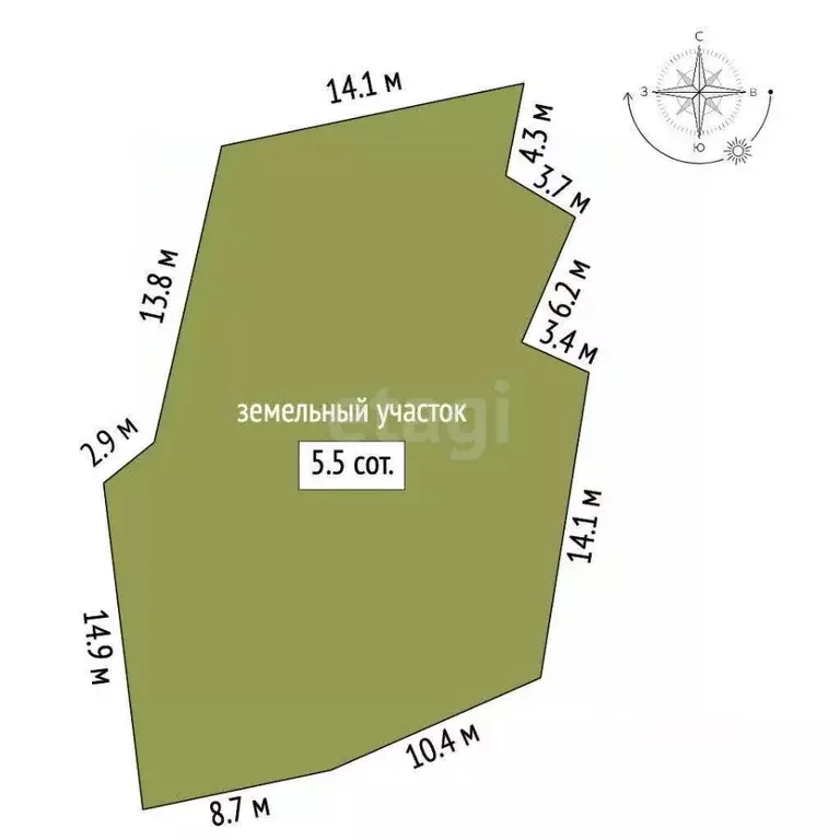 Участок в Крым, Феодосия ул. Краснодарская (5.46 сот.) - Фото 2