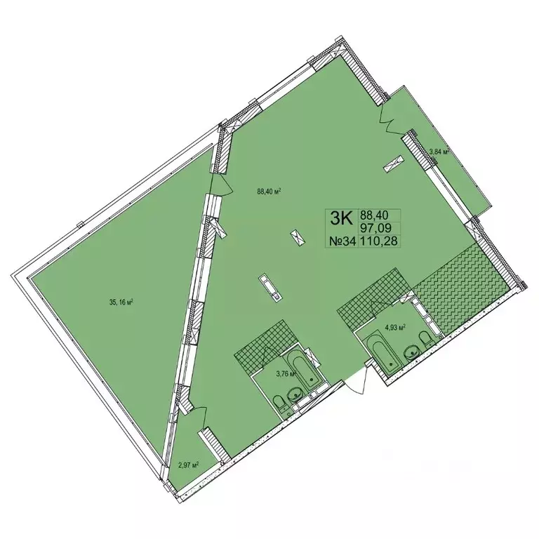 3-к кв. Нижегородская область, Нижний Новгород Ильинская ул., 121 ... - Фото 1