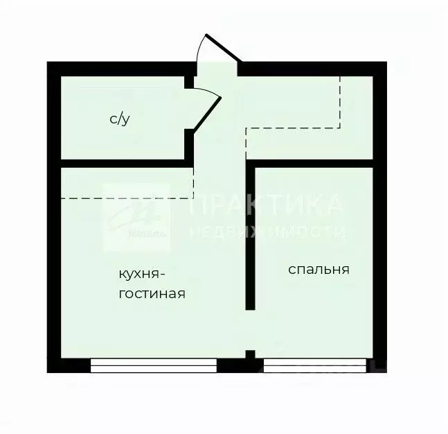 Студия Москва Нижняя Красносельская ул., 35С50 (38.9 м) - Фото 2