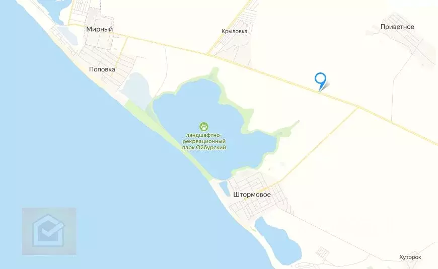 Участок в Крым, Сакский район, Штормовское с/пос, с. Приветное  (6.0 ... - Фото 2