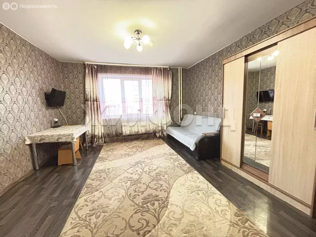 Квартира-студия: Новосибирск, улица В. Высоцкого, 144/2 (32.47 м) - Фото 0