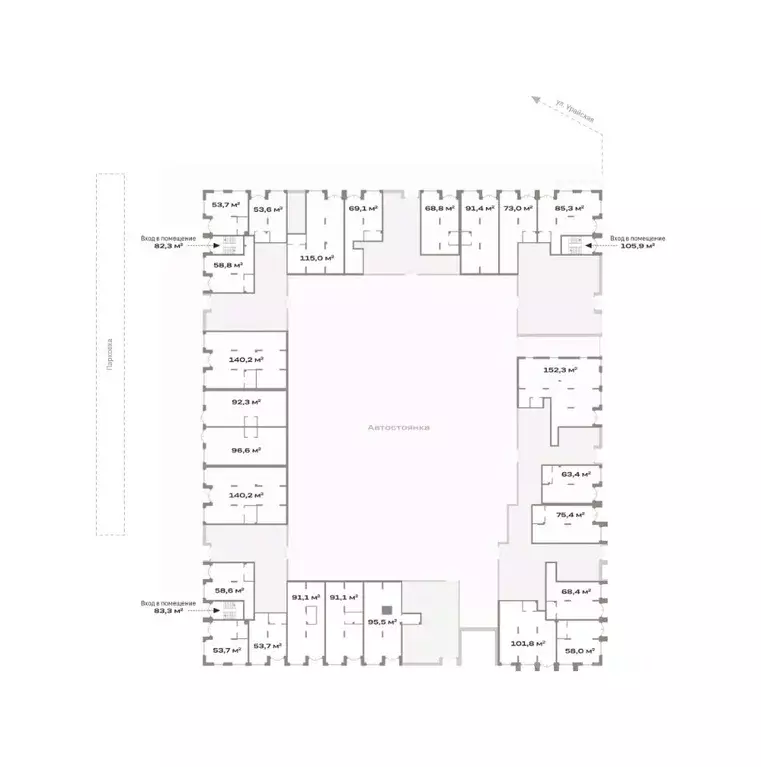 Помещение свободного назначения в Тюменская область, Тюмень Зарека ... - Фото 2