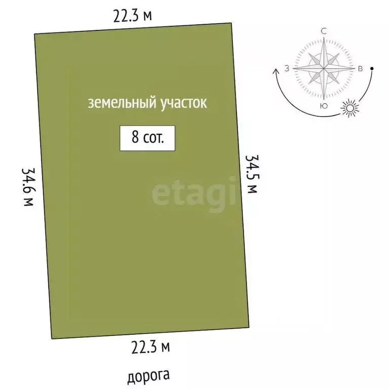 Участок в Тюменская область, Нижнетавдинский муниципальный округ, ... - Фото 2