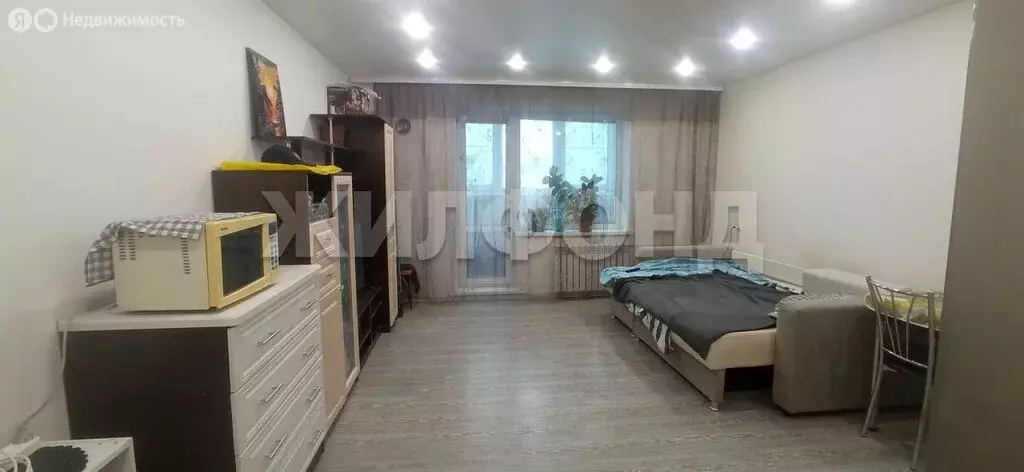 Квартира-студия: Новосибирск, Плющихинская улица, 1 (32.5 м) - Фото 1