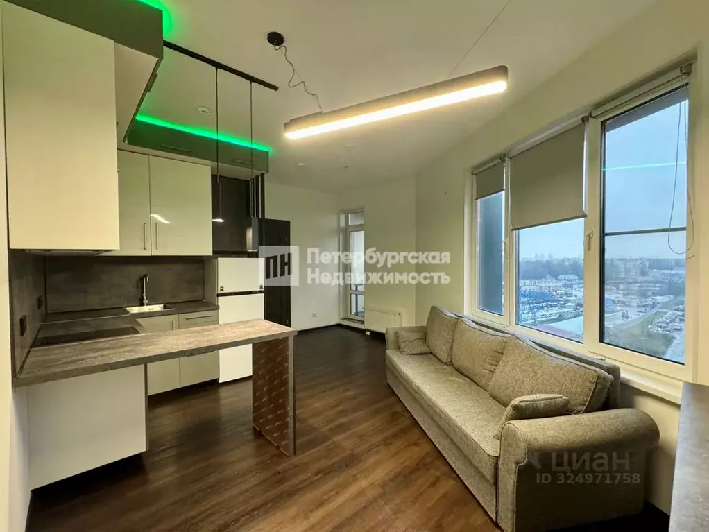 Студия Санкт-Петербург ул. Тосина, 6 (26.0 м) - Фото 1