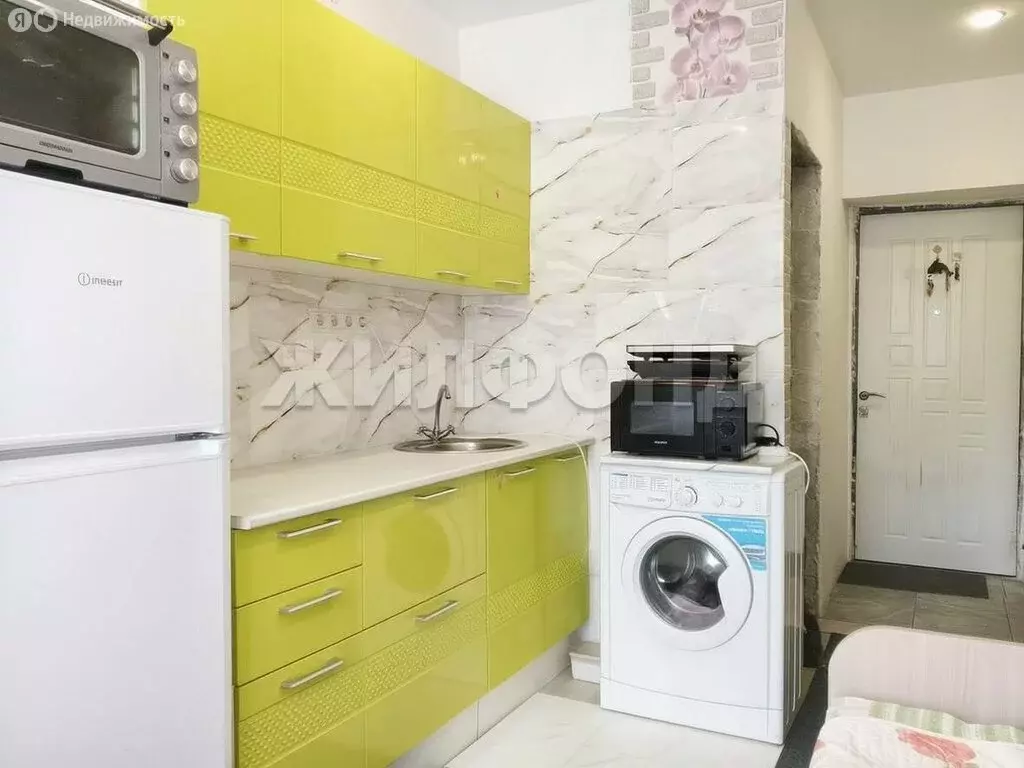 Квартира-студия: Томск, посёлок Степановка, Завокзальная улица, 28 ... - Фото 1