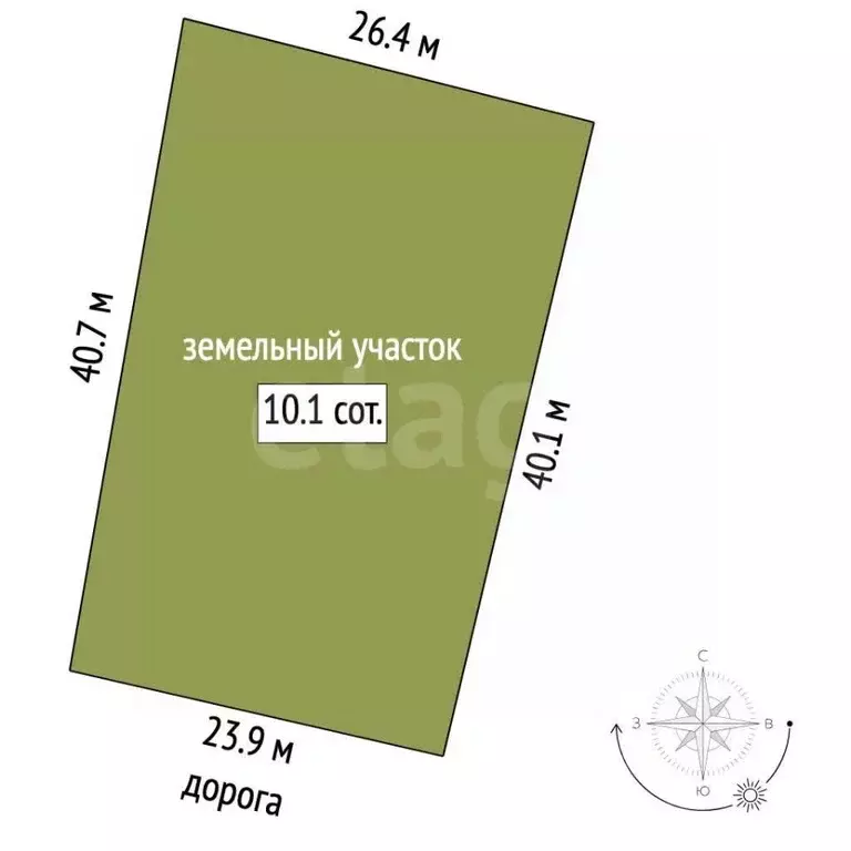 Участок в Ростовская область, Аксайский район, Большелогское с/пос, ... - Фото 2