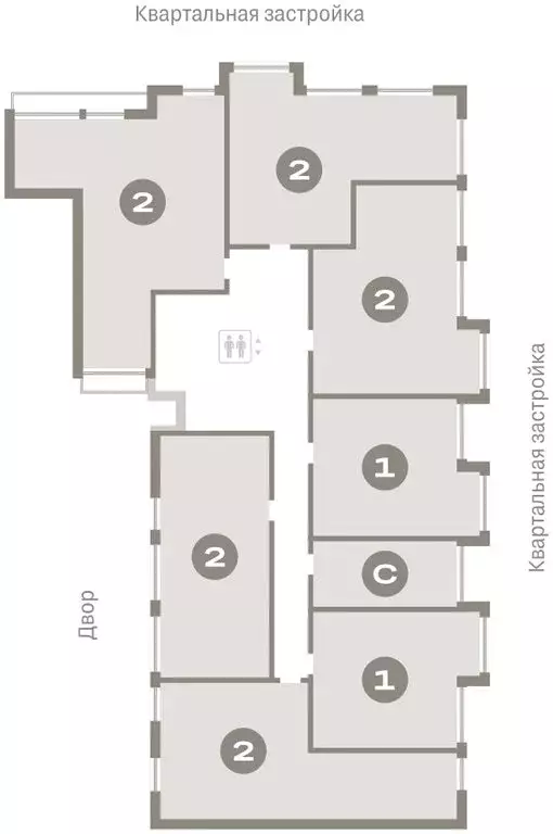 2-комнатная квартира: Тюмень, Мысовская улица, 26к1 (63.07 м) - Фото 1