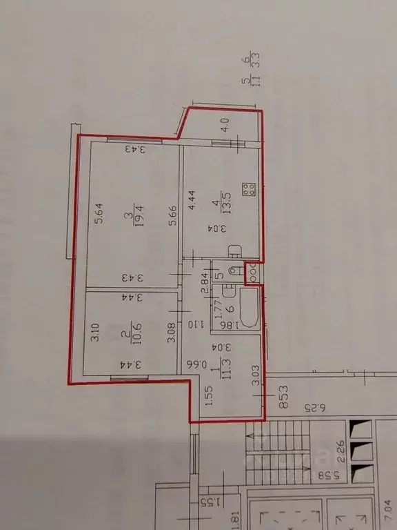 2-к кв. Санкт-Петербург Ленинский просп., 78к1 (59.2 м) - Фото 2
