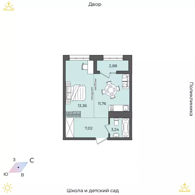 1-к кв. Иркутская область, Иркутский муниципальный округ, Маркова рп, ... - Фото 1