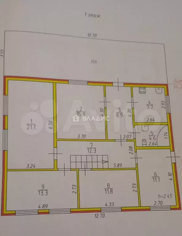 Дом 297,5 м на участке 6 сот. - Фото 1