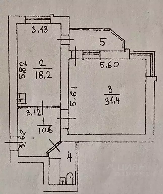 1-к кв. Астраханская область, Астрахань ул. Сен-Симона, 48к1 (66.2 м) - Фото 2