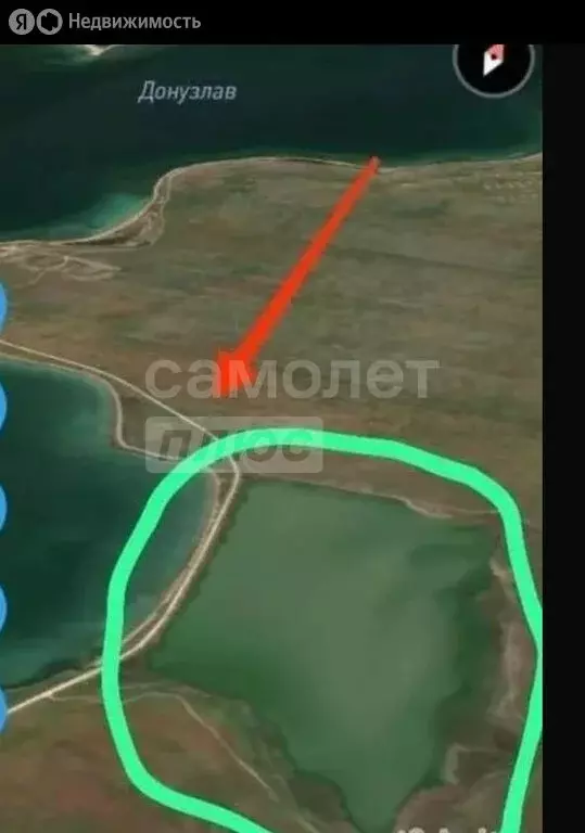 Участок в Сакский район, село Штормовое (3 м) - Фото 0