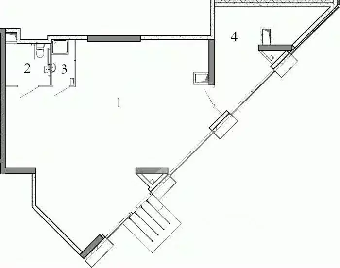 Помещение свободного назначения в Москва Летниковская ул., 6к1 (106 м) - Фото 2