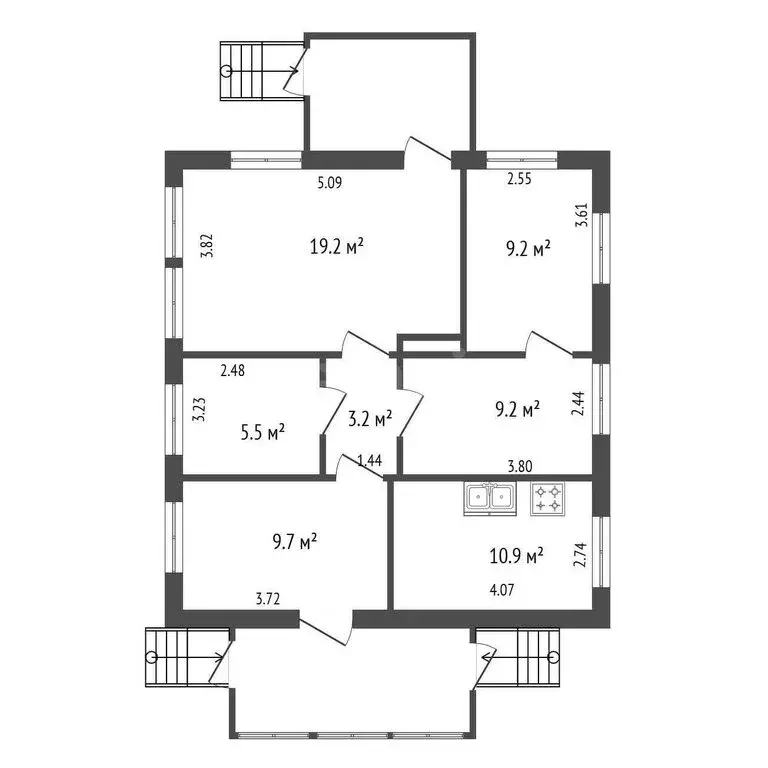 Дом в Санкт-Петербург, территория Горелово, Красносельское шоссе (66.9 ... - Фото 0